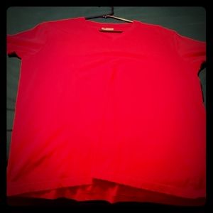 Red v-neck shirt from old navy